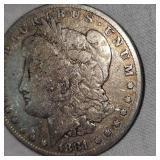 1881 Morgan Dollar $1