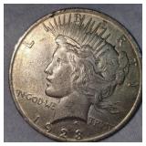 1923 Peace Dollar $1 VF+ w/Light Toning