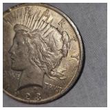 1923 Peace Dollar $1 VF+ w/Light Toning