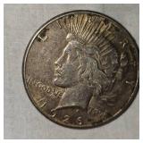 1926 Peace Dollar $1  w/ Gold Toning