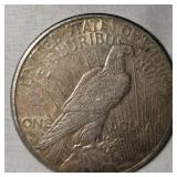 1926 Peace Dollar $1  w/ Gold Toning