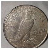 1923 Peace Dollar $1 VF w/Toning