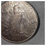 1923 Peace Dollar $1 VF w/Toning