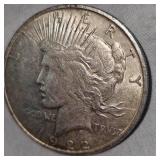 1922 D Peace Dollar $1 Fine Plus