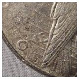 1922 D Peace Dollar $1 Fine Plus