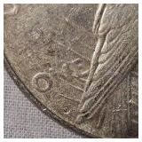 1922 D Peace Dollar $1 Fine Plus