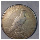 1922 S Peace Dollar $1 w/Beautiful Gold Toning