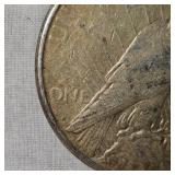 1922 S Peace Dollar $1 w/Beautiful Gold Toning