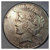 1923 S Peace Dollar $1 w/Toning