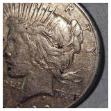 1923 S Peace Dollar $1 w/Toning