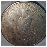 1923 S Peace Dollar $1 w/Toning