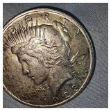 1923 Peace Dollar $1 Fine Plus w/Toning
