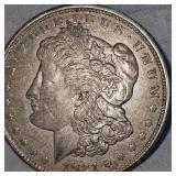 1921 D Morgan Dollar $1 VF Plus w/Toning