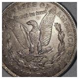 1921 D Morgan Dollar $1 VF Plus w/Toning