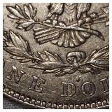 1921 D Morgan Dollar $1 VF Plus w/Toning