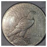 1922 S Peace Dollar $1 VG w/Toning