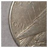 1922 S Peace Dollar $1 VG w/Toning