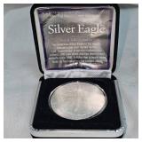 2002 Silver Eagle BU in Mint Box