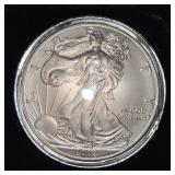 2002 Silver Eagle BU in Mint Box