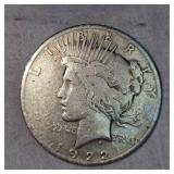 1922 Peace Dollar $1