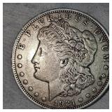 1921 D Morgan Dollar $1 VG Plus