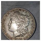 1885 Morgan Dollar $1 VF Plus w/Toning