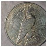 1922 Peace Dollar $1 VF  Plus w/Toning