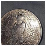 1922 Peace Dollar $1 VF  Plus w/Toning