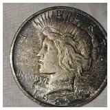 1922 Peace Dollar $1 VF w/ DarkToning