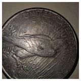 1922 S Peace Dollar $1 w/Beautiful Gold Toning