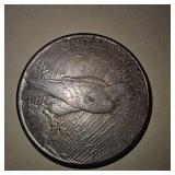 1922 S Peace Dollar $1 w/Beautiful Gold Toning