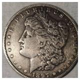 1897 Morgan Dollar $1 Beautiful Age Toning