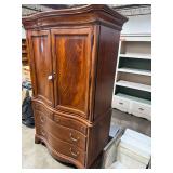 Thomasville Solid Wood Armoire with Drawers and Shelves, 72in x 42in x 24in