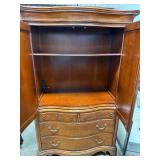 Thomasville Solid Wood Armoire with Drawers and Shelves, 72in x 42in x 24in