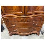 Thomasville Solid Wood Armoire with Drawers and Shelves, 72in x 42in x 24in