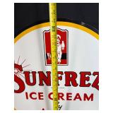 Sunfreeze Ice Cream by Arden Vintage Advertising Sign, 18 Inch