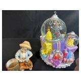 Collection of Little Luvkins Hand Painted Porcelain Figurines and Easter Decor