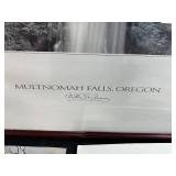 Framed Multnomah Falls Oregon Print and 2 Art Prints Collection
