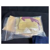 Basket with Assorted Sewing and Craft Supplies