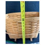Basket with Assorted Sewing and Craft Supplies