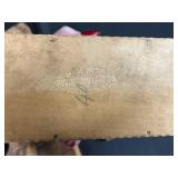 Collection of 4 Antique Pyrography Wooden Boxes and Framed Motto