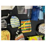 Assorted Lot of Small Pouches and Drawstring Bags