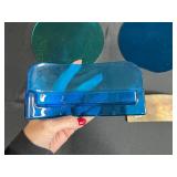 Assorted Fused Art Glass Pieces Including Vase, Rounds, and Sculpted Forms