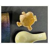 Assorted Art Glass Dishes and Decorative Pieces Collection