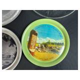 Collection of Vintage Souvenir and Decorative Serving Trays