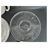 Collection of Vintage Souvenir and Decorative Serving Trays