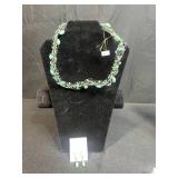 Handcrafted Beaded Jewelry Set with Necklaces, Earrings, and Bracelet - displays not inc
