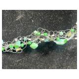 Handcrafted Beaded Jewelry Set with Necklaces, Earrings, and Bracelet - displays not inc