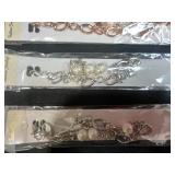 Collection of Glass and Beaded Jewelry with Mexico-Marked Alpaca Sun Pendant