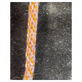 Collection of Glass and Beaded Jewelry with Mexico-Marked Alpaca Sun Pendant